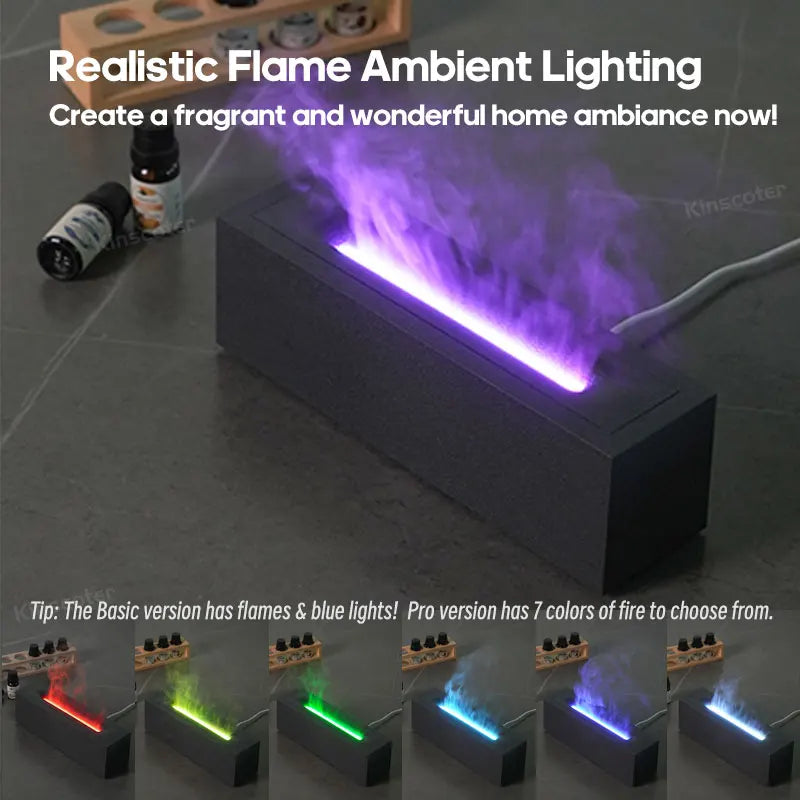 Flame Aroma Diffuser Air Humidifier