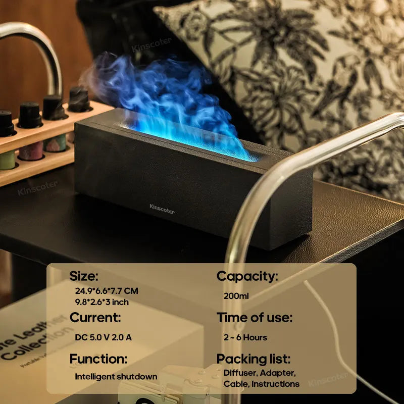Flame Aroma Diffuser Air Humidifier