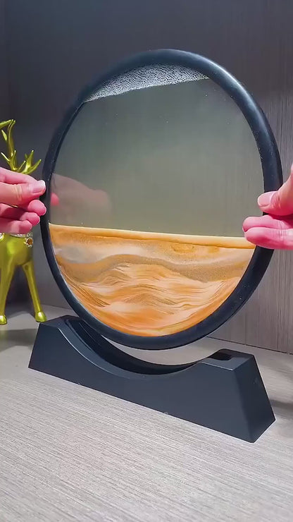 3D Moving Sand Art Frame - LED Sandscape Lamp